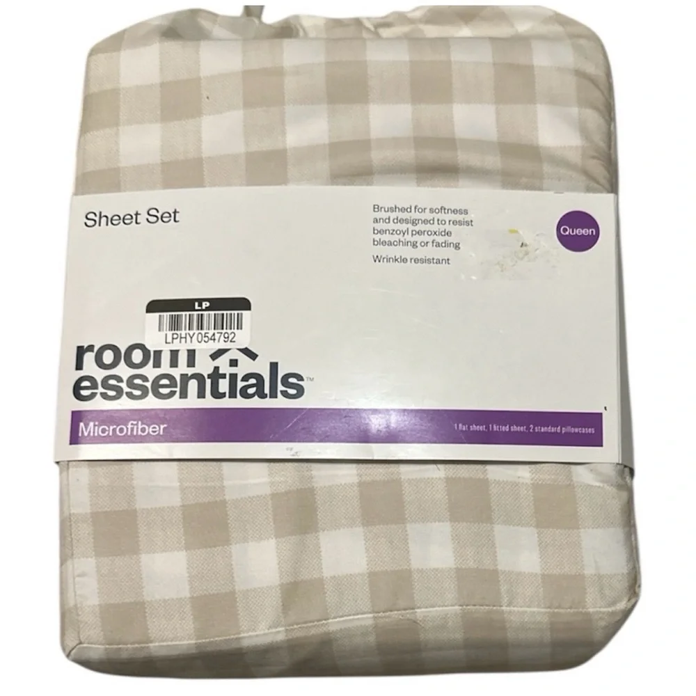 4-Piece Queen Sheet Set Room Essentials NWT - Picture 3 of 6